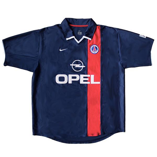 Paris saint germain home retro vintage soccer jersey match prima maglia da calcio sportiva da uomo 2001-2002